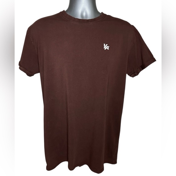 YoungLA Other - YoungLA 425 Rolled Cuff Straight Bottom Tee Brown Mens Size Medium